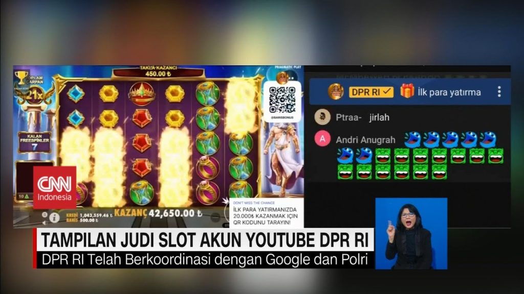 akun YouTube DPR RI diretas