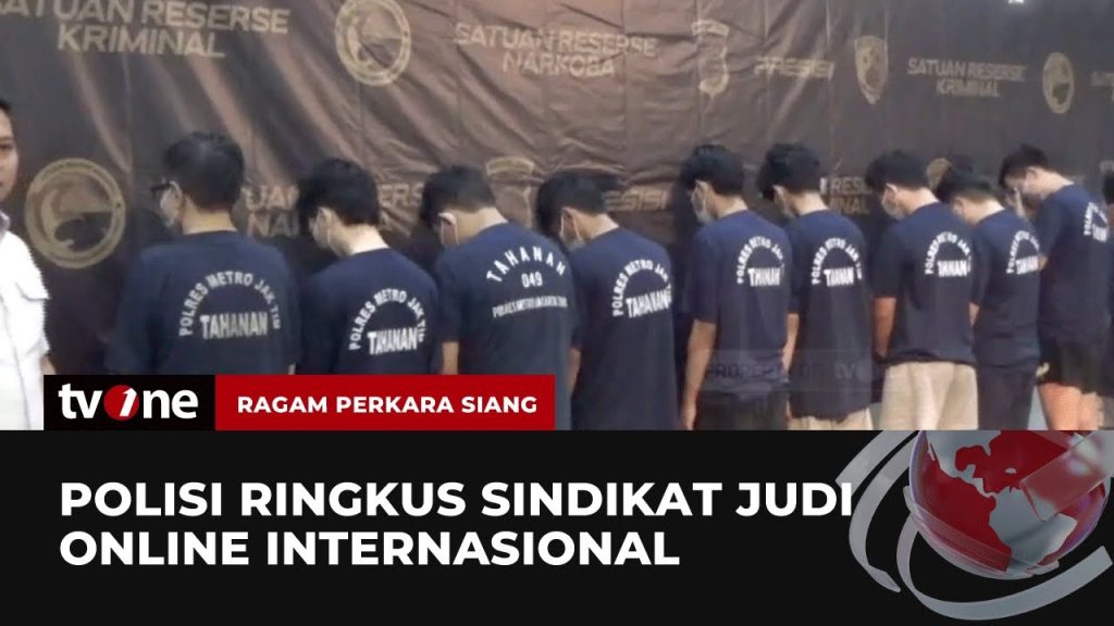 Sindikat Judi Online Internasional Ditangkap