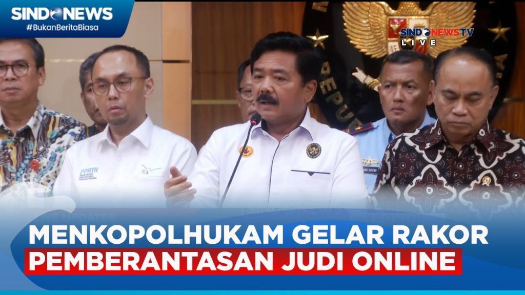 Menkopolhukam Gelar Rapat Koordinasi Bahas Judi Online