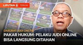 Penegakan Hukum Tegas Pelaku Judi Online Bisa Langsung Ditahan