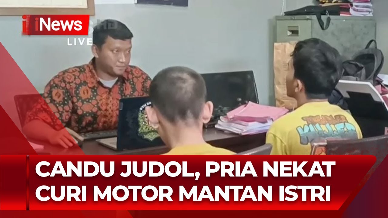 Pria Nekat Curi Motor Mantan Istri untuk Bermain Judi Online di Pandeglang, Banten