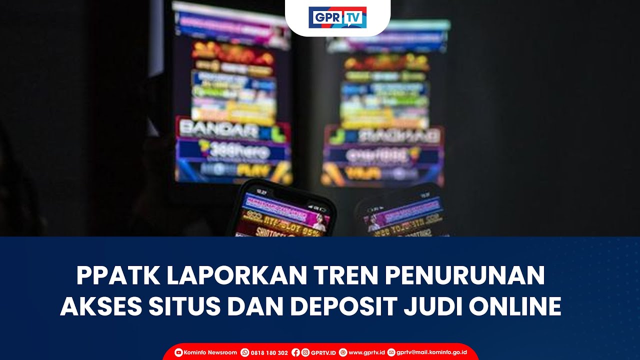 penurunan akses judi online