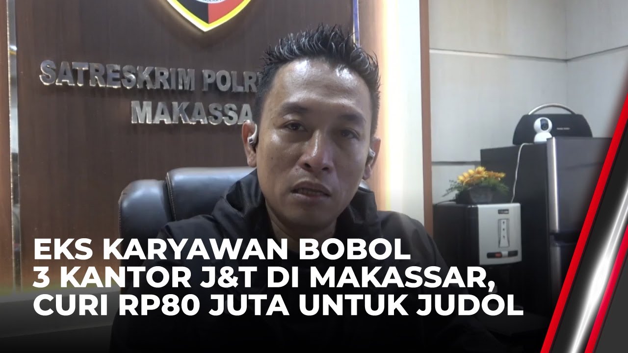 3 Kantor Dibobol Mantan Karyawan J&T demi Hasrat Judi Online