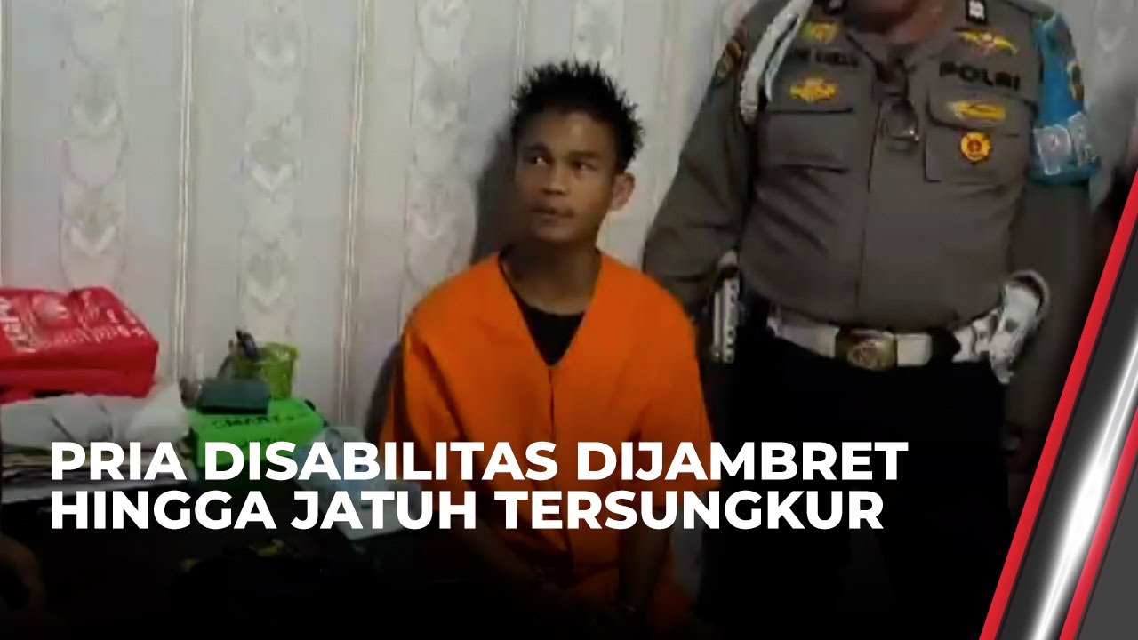 Penjambretan Terhadap Pria Disabilitas Terekam CCTV, Pelaku Gunakan Hasil untuk Judi Online