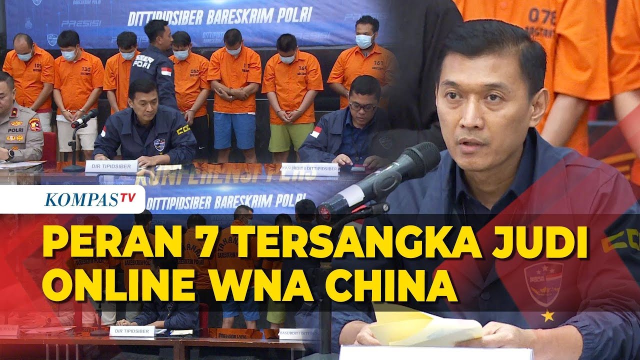 Kasus Judi Online WNA China, Tujuh Tersangka Terancam 20 Tahun Penjara