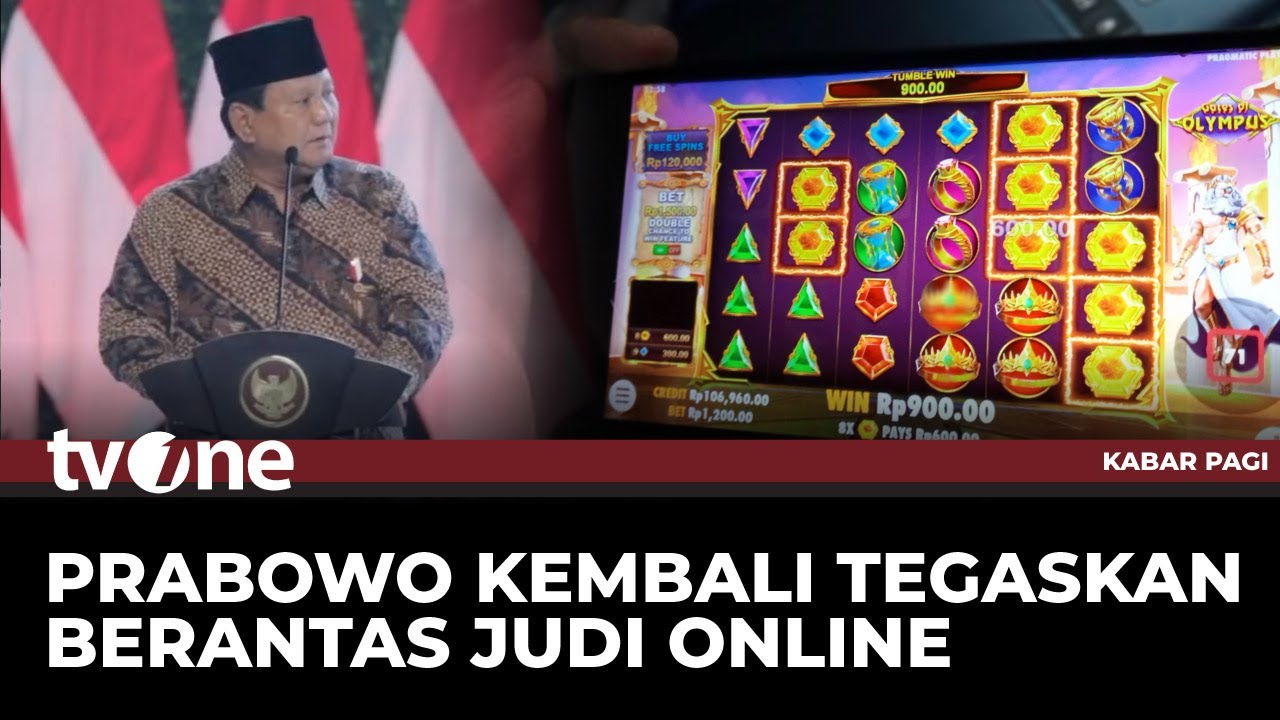 Prabowo Berantas Judi Online Tegas Tanpa Backing-backingan