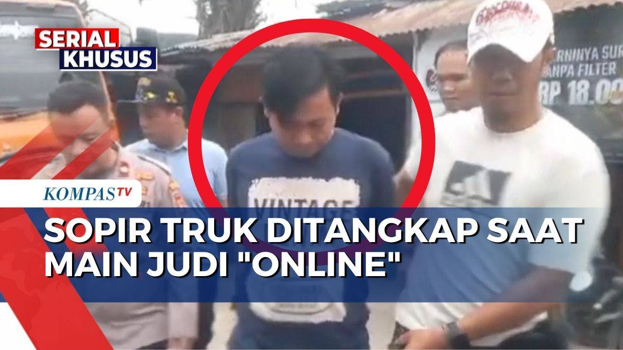 Sopir Truk Ditangkap di Bandar Lampung saat Bermain Judi Aplikasi Judi Uang Asli