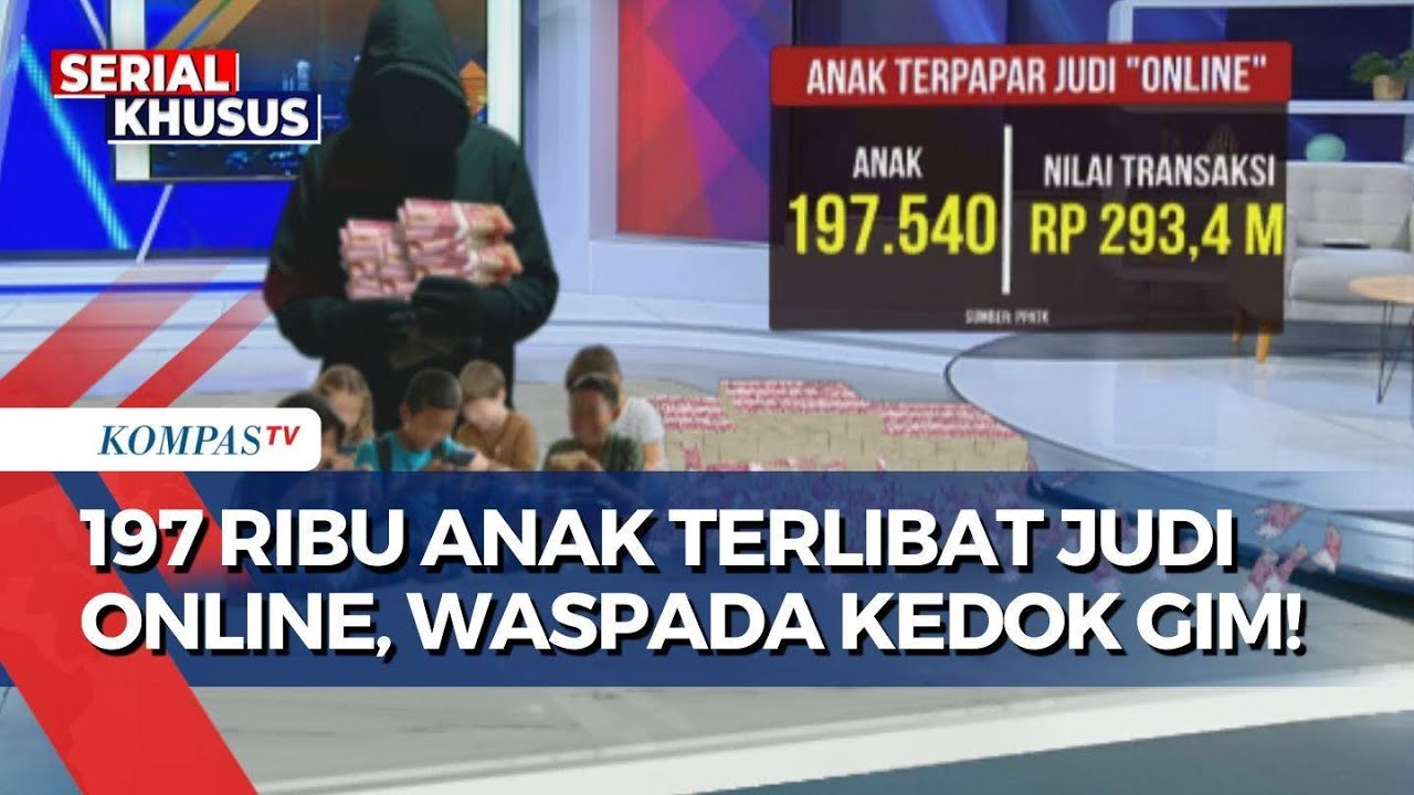 Judi Online Ancam Generasi Muda, 190 Ribu Anak di Indonesia Terpapar