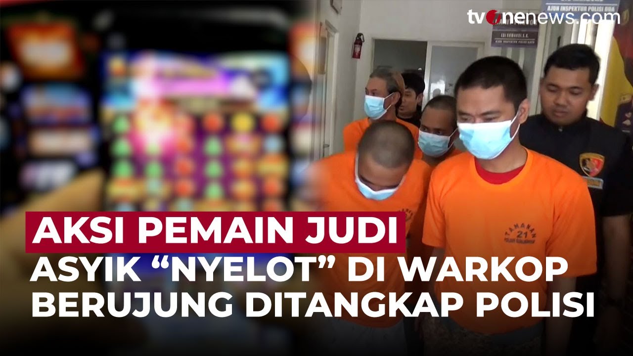 Asik Bermain Judi Slot di Warkop Surabaya, 6 Pria Ditangkap Polisi