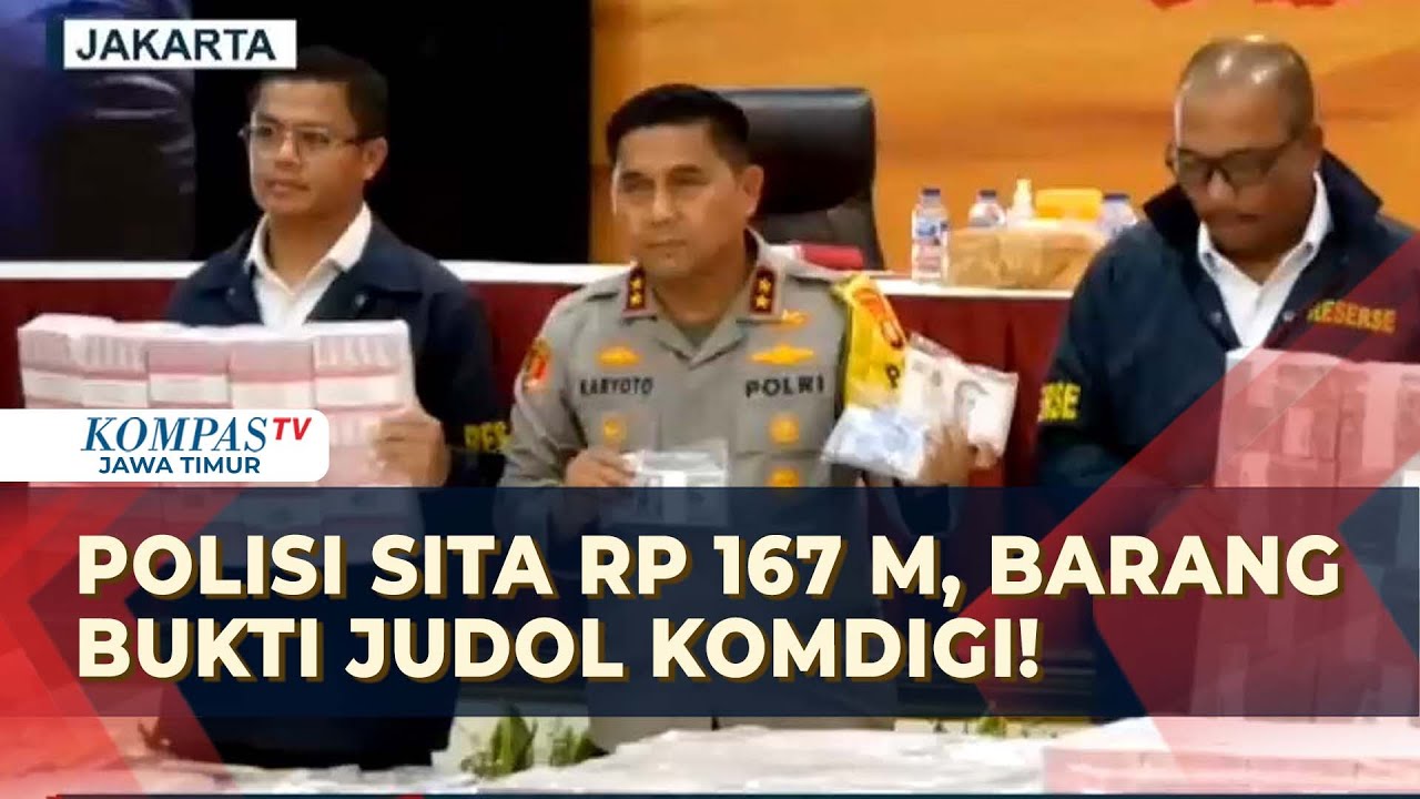 Barang Bukti Kasus Judi Online Komdigi Rp167 Miliar Disita Polda Metro Jaya