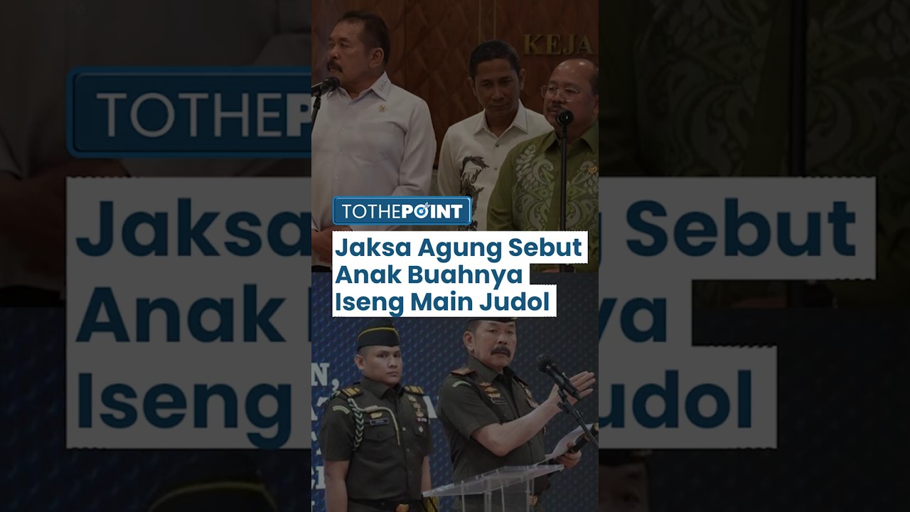 Jaksa Agung Respons Pegawai Kejaksaan Bermain Judi Online dengan Alasan Iseng