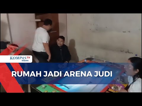 Penggerebekan Rumah Judi Medan, di Padang Bulan, yang Dijadikan Arena Permainan