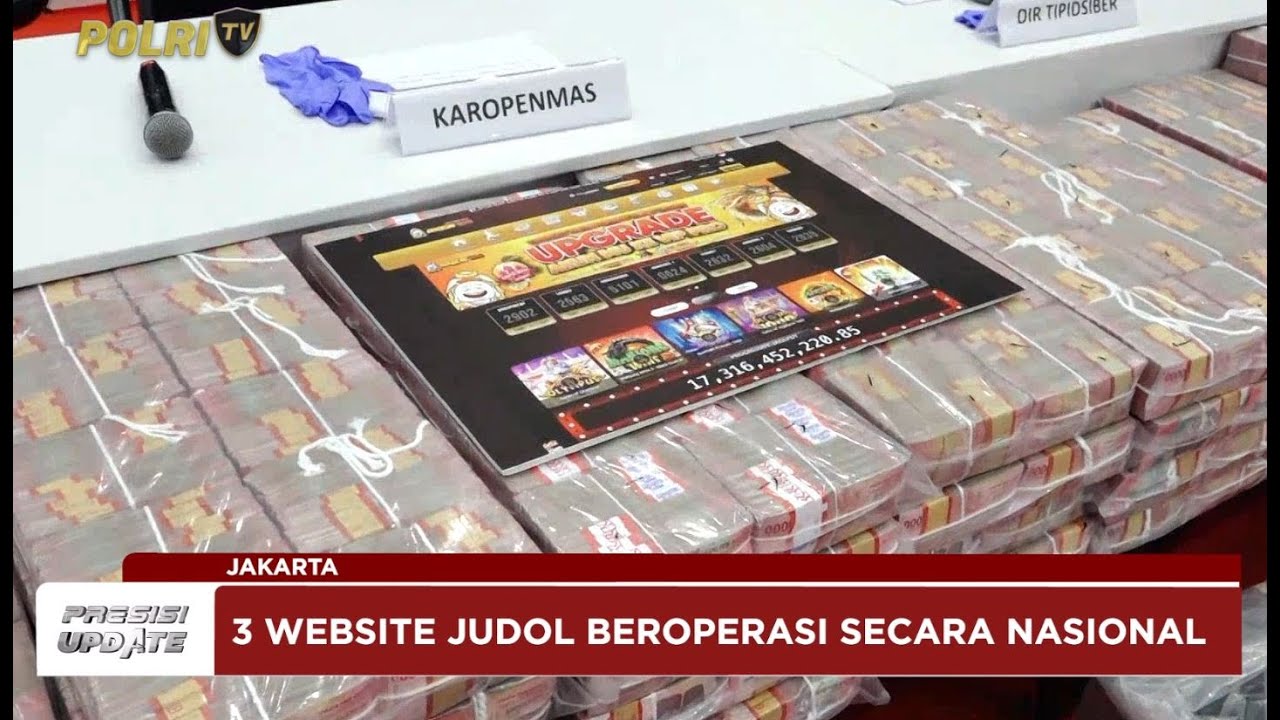 Satgasus Judi Online Ungkap Jaringan Perjudian dari Tiga Situs Besar