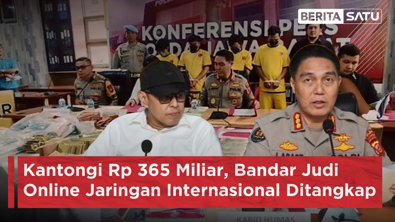 Penangkapan Bandar Judi Online Internasional dengan Keuntungan Rp365 Miliar