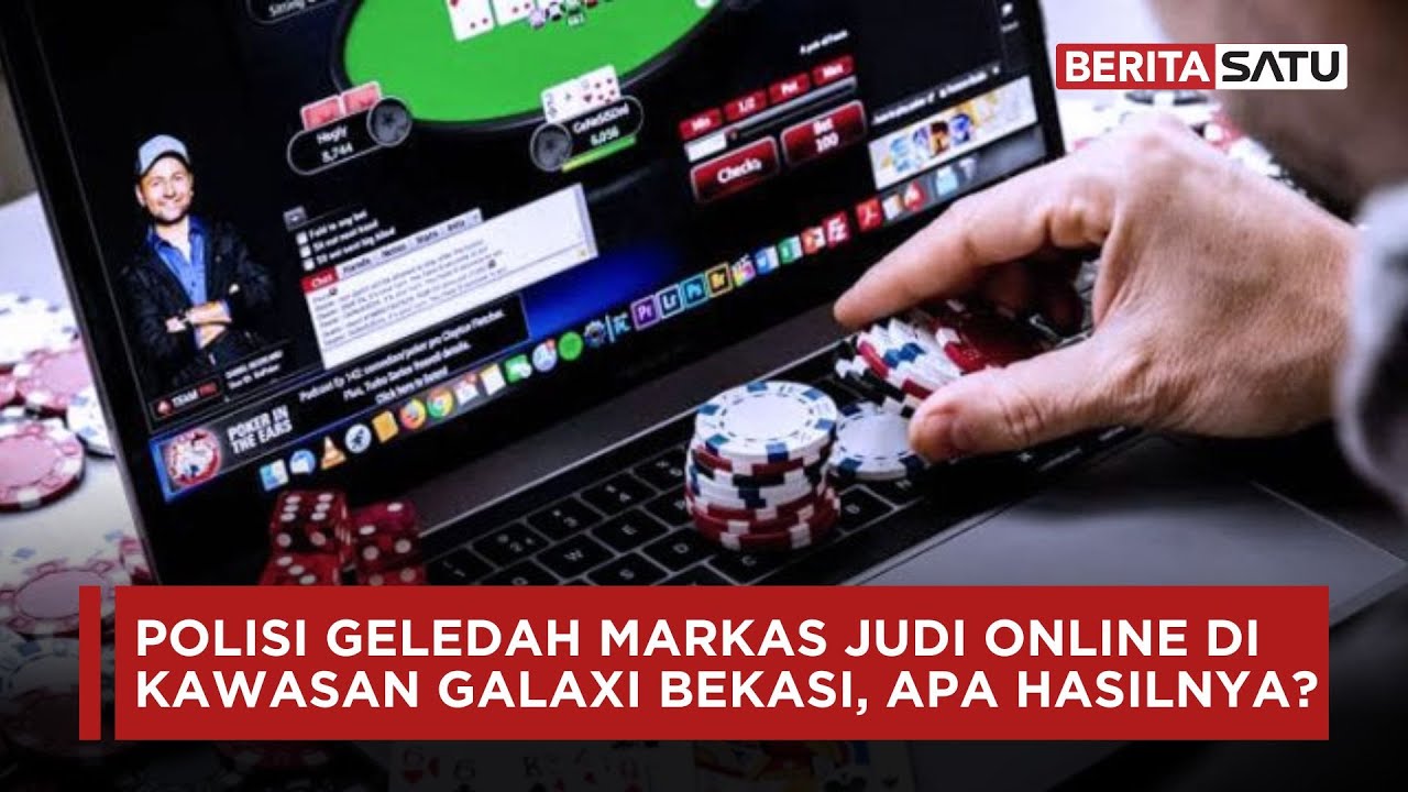 Polisi Geledah Markas Judi Online di Galaxi Bekasi dan Temukan Bukti Penting