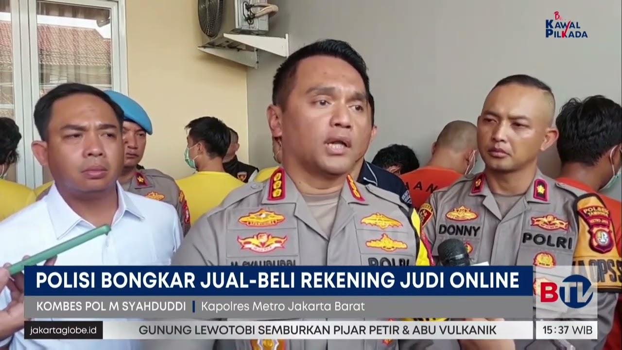 Penggerebekan Sindikat Rekening Judi Online di Cengkareng