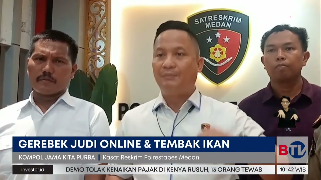 Polrestabes Medan Tangkap Pelaku Judi Online dan Ketangkasan