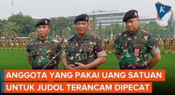 Prajurit TNI Terancam Dipecat karena Judi Online dengan Uang Satuan
