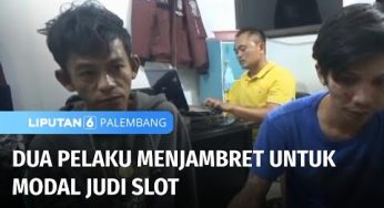 Dua Penjambret di Palembang Nekat Demi Judi Slot, Nyaris Dihajar Massa