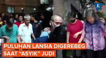 Penggerebekan Dramatis Puluhan Lansia Main Judi di Jakarta