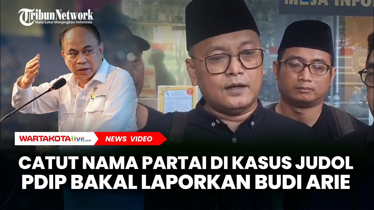 PDIP Laporkan Budi Arie ke Polisi Usai Tudingan Terlibat Judi Online