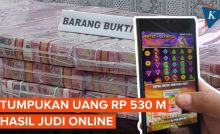 Modus Judi Online Lewat Perusahaan Cangkang Terbongkar, Rp530 Miliar Disita