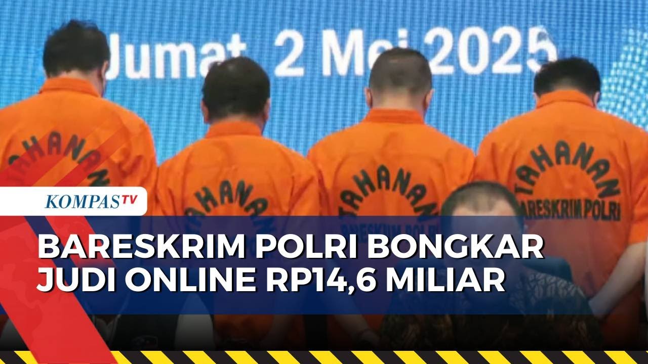 Bareskrim Polri Bongkar Situs Judi Online Rp14,6 Miliar Empat Tersangka Ditangkap