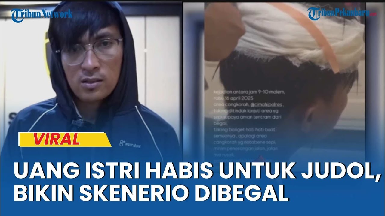 Pria di Cimahi Pura-pura Dibegal karena Uang Istri Habis untuk Judi Online