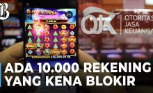 OJK Blokir 10.016 Rekening Bank