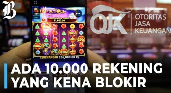 OJK Blokir 10.016 Rekening Bank Terkait Judi Online