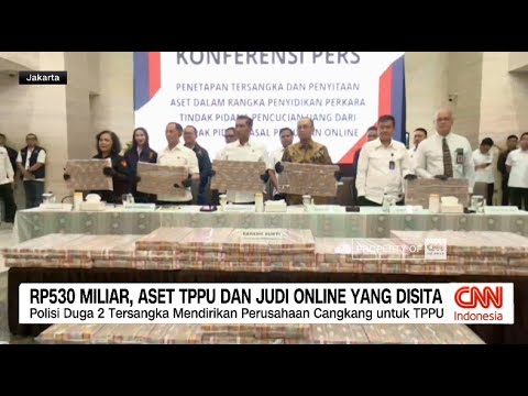 Aset Judi Online Rp530 Miliar Disita Polisi dari Perusahaan Cangkang