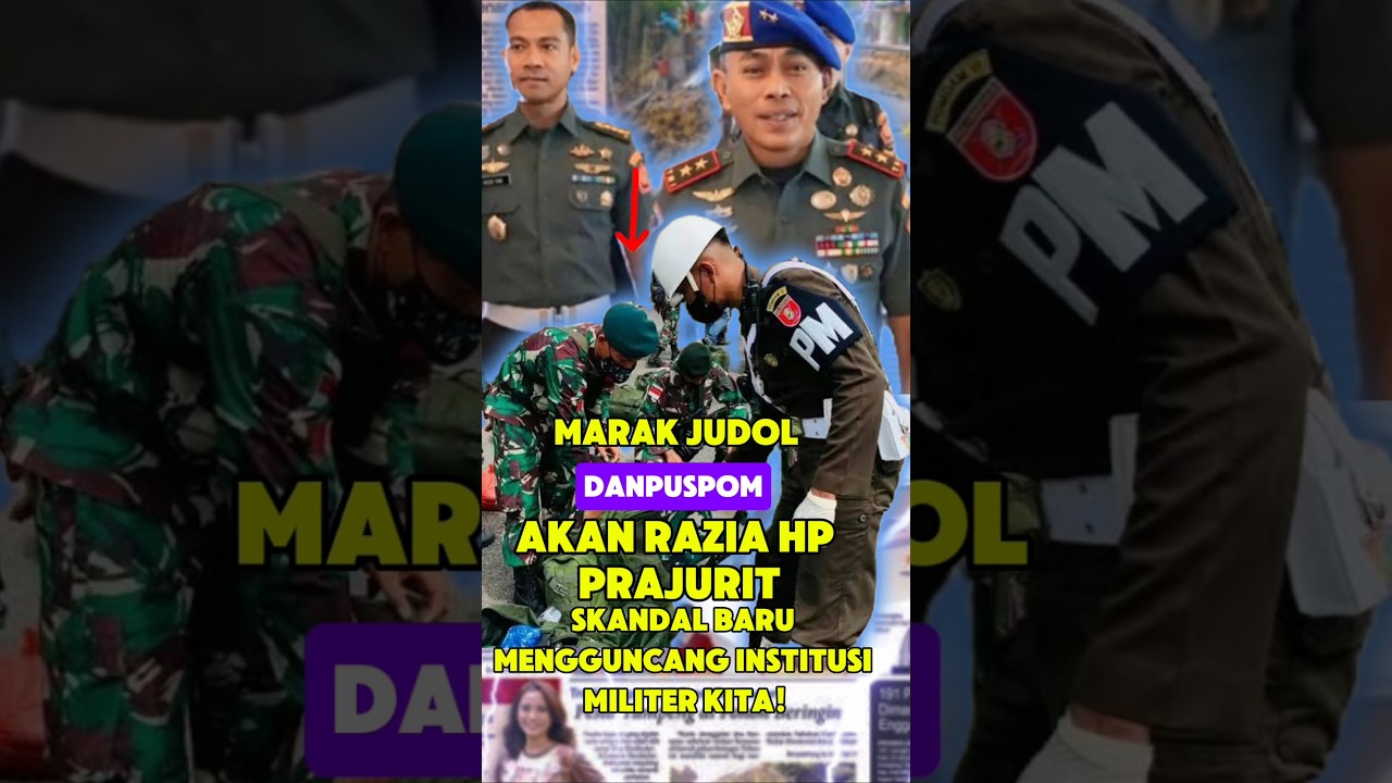 Skandal Ribuan Prajurit TNI Terlibat Judi Online dan Penyalahgunaan Dana Kesatuan