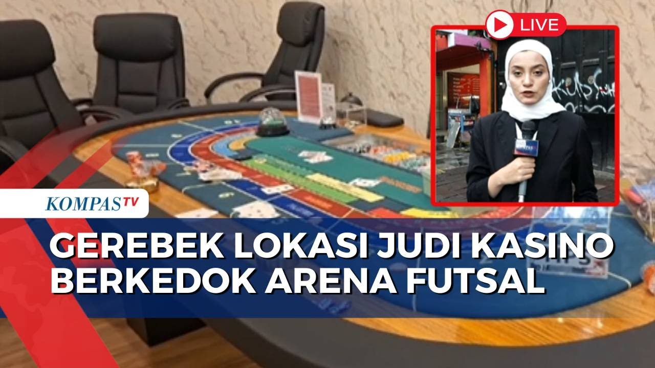 Kasino Berkedok Arena Futsal di Bandung Digerebek Polisi, Puluhan Tersangka Diamankan