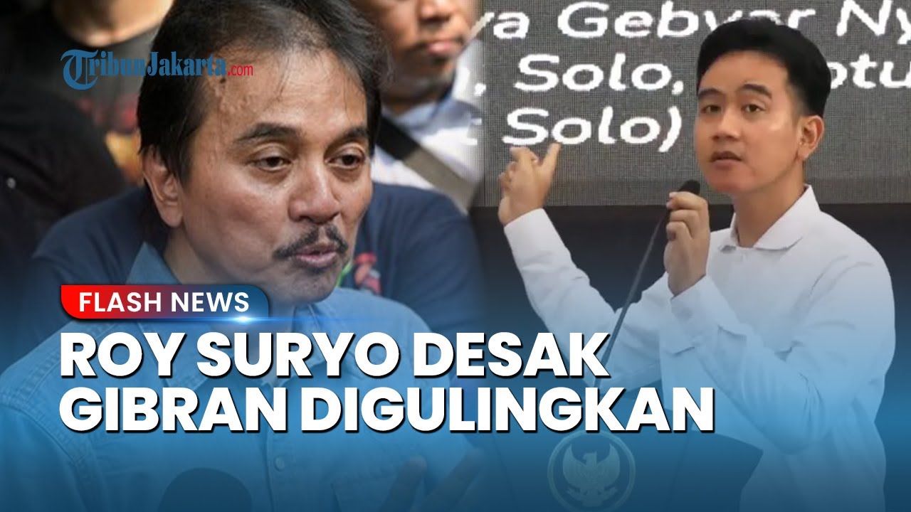 Roy Suryo Soroti Gibran Ikuti Akun Judi Online dan Desak Pemakzulan