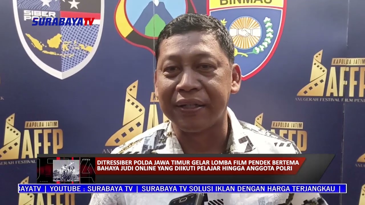 Ditreskrimsus Jatim Angkat Isu Bahaya Judi Online Lewat Lomba Film Pendek