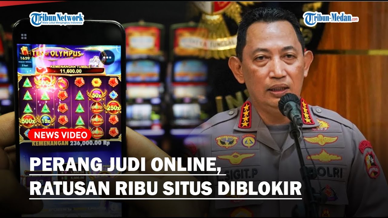Perang! Polri Blokir Situs Judi Online, 126.447 Situs di Tahun 2024