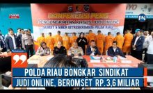 Penggerebekan sindikat judi online Higgs Domino di Pekanbaru