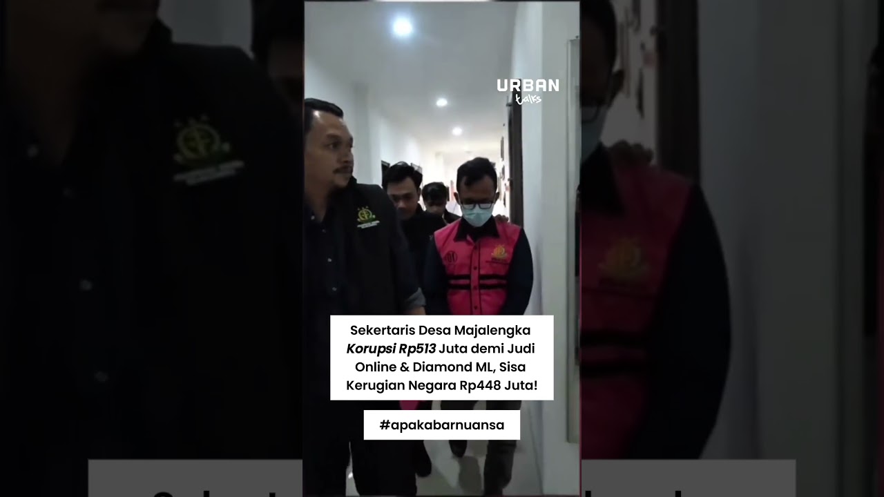Sekdes Korupsi Dana Desa untuk Judi Online dan Beli Diamond Mobile Legends