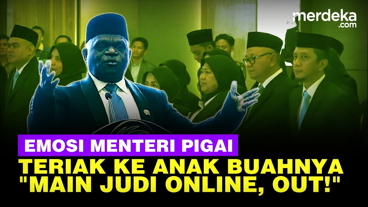 Menteri Pigai Tegas Larang Judi Online untuk Anak Buahnya