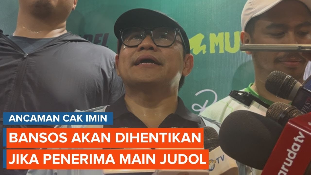 Cak Imin ancam hentikan bansos penerima yang main judi online