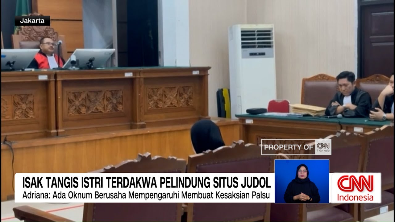 Isak Tangis Mengisi Sidang Pledoi Kasus Pengamanan Situs Judi Online