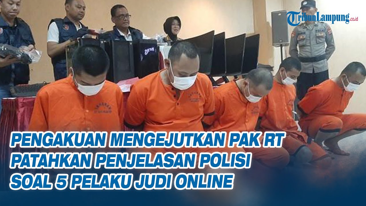 Pengakuan Pak RT Bantah Polisi, Pelapor Bukan Bandar Judi Online