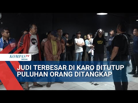 Puluhan Pemain Judi Diringkus di Kaban Jahe Sumatera Utara