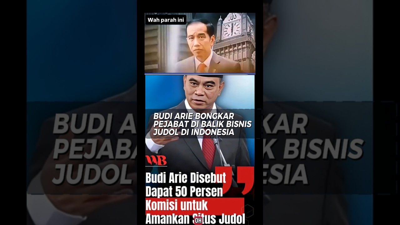 Budi Arie Mantan Kominfo Pelindung Judol: Terbongkar 5 Bandar Besar Judi Online di Indonesia