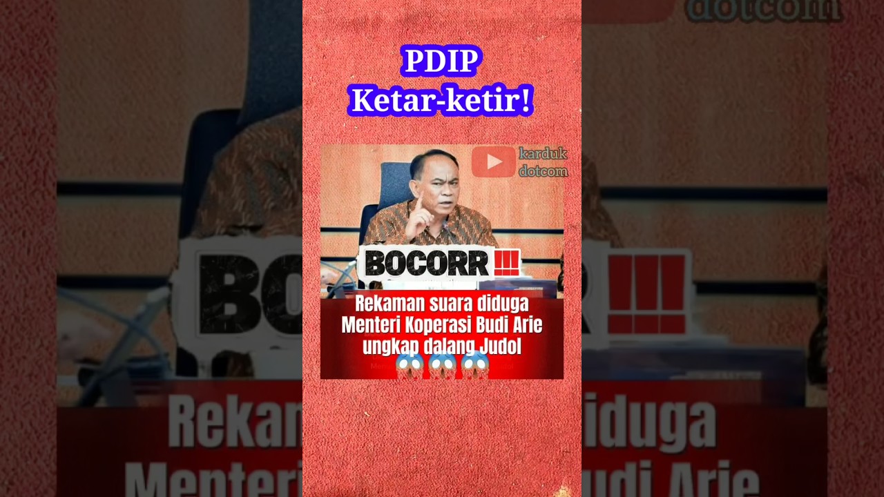 Rahasia Bocor Rekaman Suara Budi Arie Tuding Dalang Judi Online